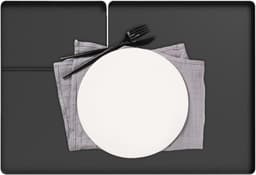 Beschermingsmat Droger - Wasdroger Mat - Apparaat Beschermen - Met Pluizenopvang - 66x46 cm - Zwart — thumbnail 1