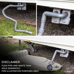 Caravan Accessoires - Afvalleidingsysteem voor Caravan en Camper - Afvoerpijp - Caravan afvoer - Waste water caravan — thumbnail 3