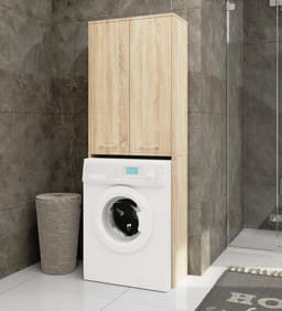 Wasmachine Ombouw - Opbouwmeubel - Kast Wasdroger - Meubel - woonruimte — thumbnail 4