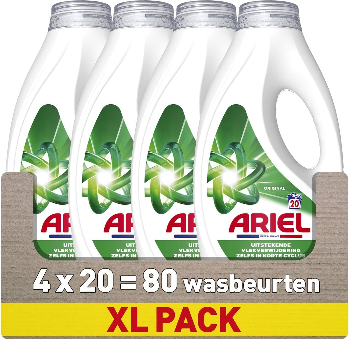 Ariel Vloeibaar Wasmiddel Original - 4 x 20 Wasbeurten — afbeelding 1