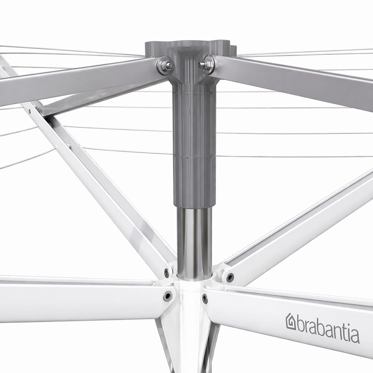 Droogmolen Reparatie Onderdeel Geschikt voor Brabantia – Middenstuk Vervanging – Waslijn Draaimolen Reparatie Set – Duurzaam Reserveonderdeel – Grijs — afbeelding 1