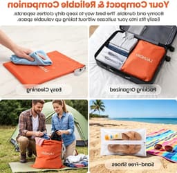 Waszak 2 stuks waterdichte reiswaszakken met ritssluiting - compact en praktisch voor onderweg - ShopVlot — thumbnail 3