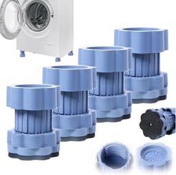 12-delige Universele Anti-Vibratie Onderzetters – Amortisatiepatins geschikt voor Wasmachine, Droger, Koelkast & Meubels — thumbnail 1