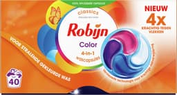 Robijn Wasmiddel - 4-in-1 Wascapsules - Color - 4 x 40 stuks - 160 Wasbeurten - Voordeelverpakking — thumbnail 2
