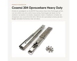 Dailygoods- Plankbeugel 8 Inch - Opvouwbaar - Heavy Duty - Wandmontage - Roestvrij Staal - Set van 2 - Wandsteun