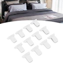 Dailygoods- Dekbedclips voor Dikke Dekbed - 12 Stuks - Dekbedbevestigingsclips - Lakenbevestigingsclip - Beddengoedaccessoires - Lichtgewicht en Praktisch - Beddengoedclips — thumbnail 2