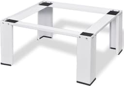 Wasmachine Onderstel - Apparaat Verhoger - Comfortabel Wassen - Stabiele Stalen Constructie - 63 x 54 x 31 cm - Wit — thumbnail 1