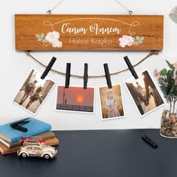 Wasspelden hout - Houten knijpers - Kleding ophangen - Roestvrije veren - 95 cm - Zwart — thumbnail 2