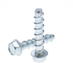 Ankerbout Beton - Schroefanker Set - Zware Bevestiging - Zelf Tappend - M8 x 80mm - Zilverkleurig — thumbnail 5