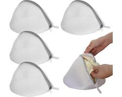 Set van 4 Wasnetten voor de Wasmachine - Herbruikbaar, Geschikt voor Bh's, Ondergoed en Kleding - Stevig en Duurzaam Wasaccessoire