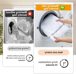 Waszak voor kleding, ideaal voor wasmachine, 4,25 x 30 cm, duurzaam en praktisch — thumbnail 4