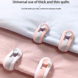 MTTProducts - Non Slip Clips - Duvet Cover Clips - Voorkom Verschuiven - 8 Stuks - Multifunctionele Clips - Voor Dekbedovertrekken - Kleding en Sokken — thumbnail 4