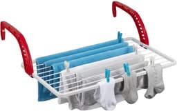 PlasticForte wasrek - 2x - Inklapbaar droogrek - 10 meter - 55 x 106 x 27 cm - camping - balkon — thumbnail 2
