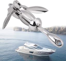 Opvouwbaar Bootanker - Marine Anker - Watersport Stabiliteit - 316 Roestvrij Staal - 1.5 kg — thumbnail 4