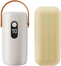 Mini draagbare opvouwbare elektrische droger met slimme timer voor snel drogen. Opbergkast voor thuis met droogzak en winteraccessoires. — thumbnail 1