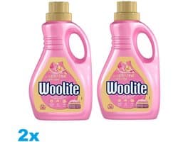 Woolite Wasmiddel Wol en Zijde met Keratine 30 wasbeurten 1,5 liter - Voordeelverpakking - 2 stuks
