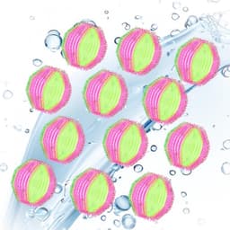 Dailygoody - Huisdierhaarverwijderingsballen - Pluizenvanger voor Wasgoed - 12 Stuks van 4cm - Herbruikbaar en Zacht - Geschikt voor Honden en Katten ... — thumbnail 1