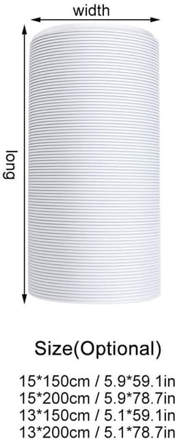 Dailygoody - Flexibele Afvoerslang - Universele Afvoerslang - Lekvrij en Duurzaam - 200 cm - Airconditioning - Voor Thuisgebruik - Zwart — thumbnail 2