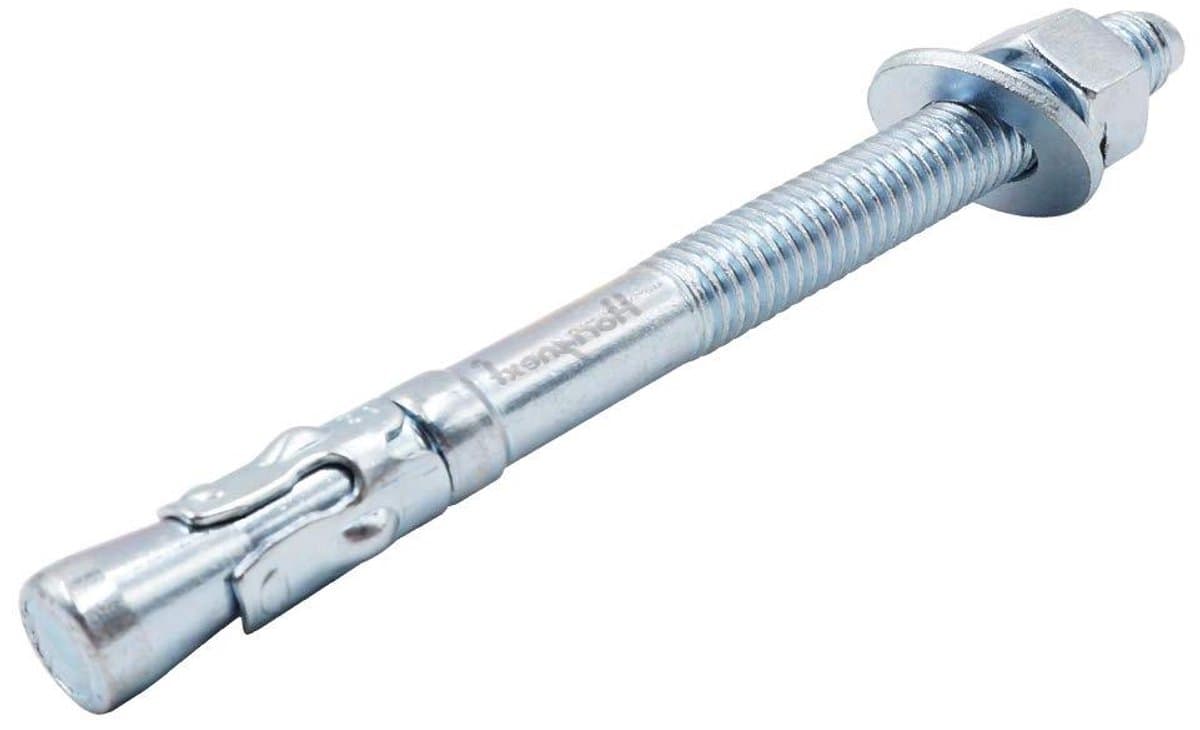 Wiganker - Verankeringsbout - Beton Bevestigen - Verzinkt Koolstofstaal - 5/8" x 6" 30 stuks - Zilverkleurig — afbeelding 1