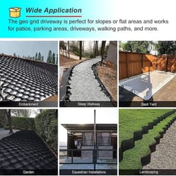 Grindrooster Stabilisator - Oprit Keermuur - Terras Ondersteuning - Schaalbaar Ontwerp - 4x6 Meter — thumbnail 3