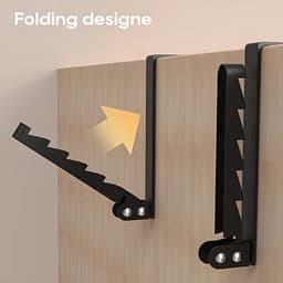 Opvouwbaar Telescopisch Droogrek - 2 stuks - Inklapbaar Wanddroogrek - Wandmontage voor Kleding - Kledinghanger - Uitklapbaar Kledingrek Wand - Wanddroogrek voor Kleding - Droogrek voor kleding aan de muur - Droogrek voor wasgoed - Wit — thumbnail 2