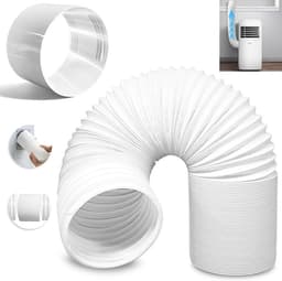 Afvoerslang Airco - Mobiele slang - Ventilatie Optimaliseren - Flexibel en uittrekbaar - Diameter 150 mm - Zwart — thumbnail 1