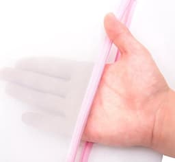 Waszakken voor wasmachine met ritssluiting, mesh waszakken voor kleding, beha's en schoenen, set van 6 stuks. — thumbnail 2