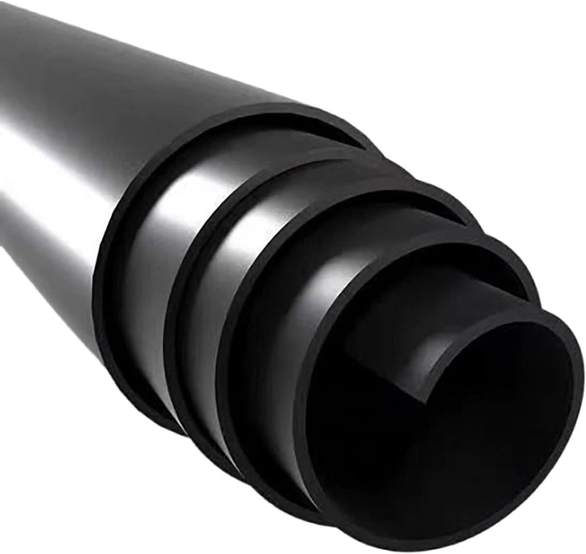 Isolerende rubbermat - Antislip vloer - Trillingen dempen - Geluidsreductie - 120 cm lang - Zwart — afbeelding 1