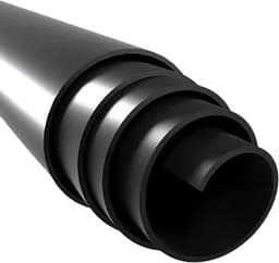 Isolerende rubbermat - Antislip vloer - Trillingen dempen - Geluidsreductie - 120 cm lang - Zwart — thumbnail 1
