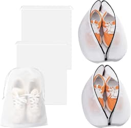 Schoenwaszakken voor Sneakers en Sokken - 2 Stuks met Rits voor de Wasmachine (24 x 24 x 42 cm) - Ideaal voor Bescherming en Onderhoud van Schoenen — thumbnail 1