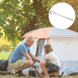 Stevige Tent Haringen - 20 Stuks Aluminium Legers, Betrouwbare Grondankers voor Camping en Buitenactiviteiten, Duurzame Tent Accessoires — thumbnail 4