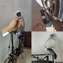 Grondanker Kettingpunt - Fiets Muuranker - Voertuig Beveiligen - Roestvrij Staal 304 - 12mm Boorgaat - Zilver — thumbnail 2