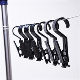 Kledingknijpers - Waslijn Clips - Kleding Drogen - Super Kleefkracht - 10 Stuks - Zwart — thumbnail 2
