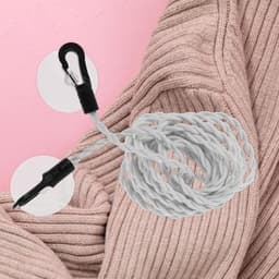 Waslijn met Zuignappen - Reis Waslijn - Kleding Drogen - Intrekbaar en Draagbaar - 300 cm Lengte - Wit — thumbnail 3