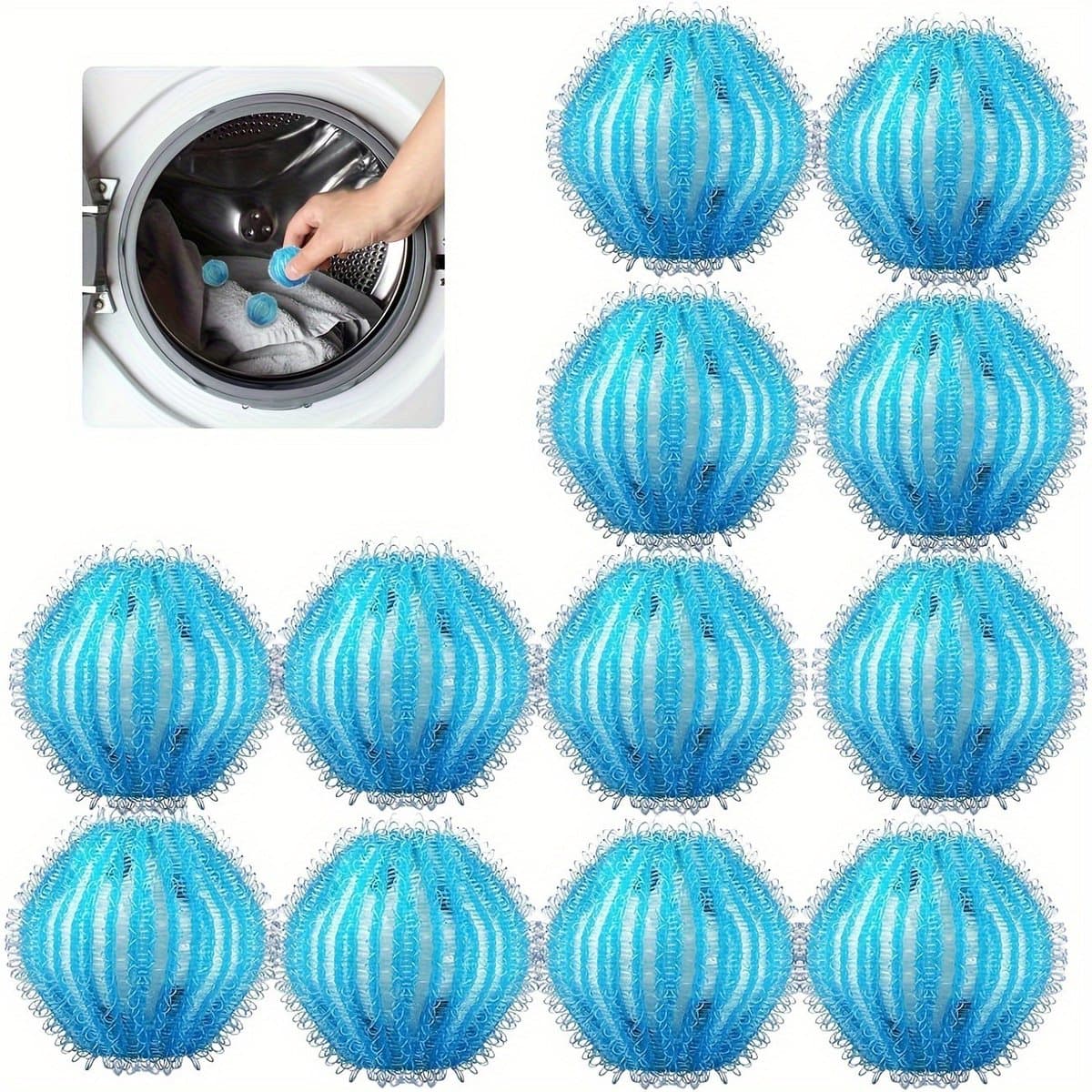 20 stuks haarvangers voor wasmachine, vangt haar in de wasmachine, herbruikbaar, voor het verwijderen van dierenharen, hondenharen, pluisjes, kattenharen — afbeelding 1