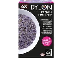 6 x DYLON Textielverf - French Lavander - wasmachine - 350g