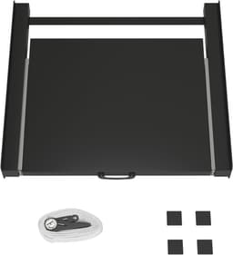REN® Tussenstuk Wasmachine Droger - Stapelkit - Tussenstuk Wasmachine en Droger - Tussenstuk Wasmachine Droger Zwart - Tussenstuk Wasmachine Droger Aeg - Zwart - 54cm x 60cm x 8cm — thumbnail 2