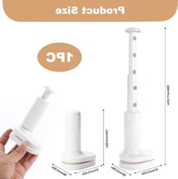 Vouwbaar Droogrek voor Reizen, Mini Droger voor Kamperen en Buiten, Met 5 Haken, Ruimtebesparend en Geschikt voor Tot 7 Kledingstukken — thumbnail 5