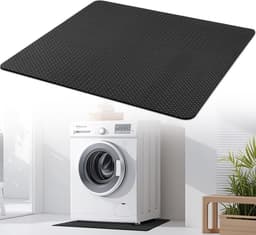 Anti vibratie mat wasmachine 60x60 cm dubbelzijdig antislip waterdichte onderlegmat voor wasmachine en droger — thumbnail 1