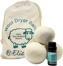 Elicious® - Drogerballen met Lavendel Geurolie - 6 Stuks - Merinowol - Duurzaam & Energiebesparend - Snellere Droogtijd — thumbnail 3