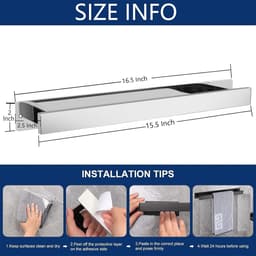 Handdoekrek Radiator - Badkamer - Droogrek - Zilver — thumbnail 3