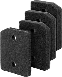 Droger Filter Sponsfilter - Warmtepompdroger - 207 x 157 x 30 mm Droger Pluizenfilter Sponsfilter - voor Wasdrogers - Basisfilter - zwart - 4stuks -geschikt voor Miele T1 Warmtepompdroger — thumbnail 5