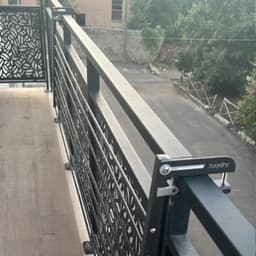 Foxydry Duo 102 cm balkon droogrek - antraciet - rechthoekige reling — thumbnail 2