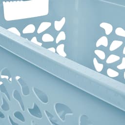 wasmand, luchtdoorlatend decor, 52 l, Jost, Nordic Blue — thumbnail 3