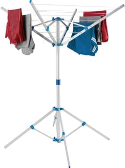 tectake® Aluminium Droogmolen - wasmolen met 4 Draagarmen - Traploos in Hoogte Verstelbaar - Diverse Modellen - (Type 2 | Nr. 402720) — thumbnail 4
