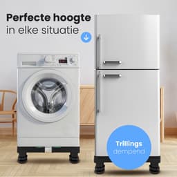 Wasmachine Verhoger - Geschikt voor Droger, Koelkast, Vaatwasser en Vriezer - Wasmachine Kast - Opbouwmeubel - Verstelbaar - Luft — thumbnail 3