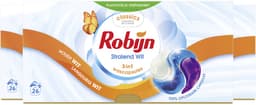 Robijn Wasmiddel - 3-in-1 Wascapsules - Stralend Wit - 3 x 26 stuks - 78 Wasbeurten - Voordeelverpakking — thumbnail 2