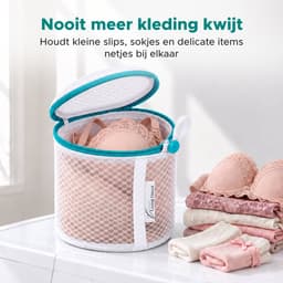 Living Direct Waszak set 2 stuks Waszakjes met Rits voor BH en Lingerie - Waszakken voor Wasgoed - Waszak BH - Wasnetjes met Rits - Waszak Groot - Laundry Bag - Wasnetten — thumbnail 2