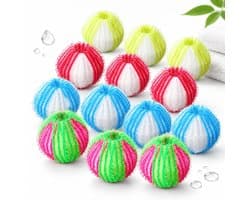 VHV - 12 Stusk Wasballen - Wasbollen Voor Wasmachine - Herbruikbaar - Haarvanger Wasbollen - Anti Haar Droogballen - Wasballen Voor Wasmachine Anti Haar