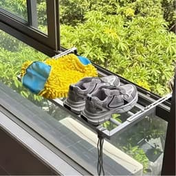 Schoenwaszak - Waszak voor schoenen - 2stuks - Herbruikbaar - Wasmachine & Droger - voor Sneakers en Tennisschoenen - Grijs — thumbnail 3
